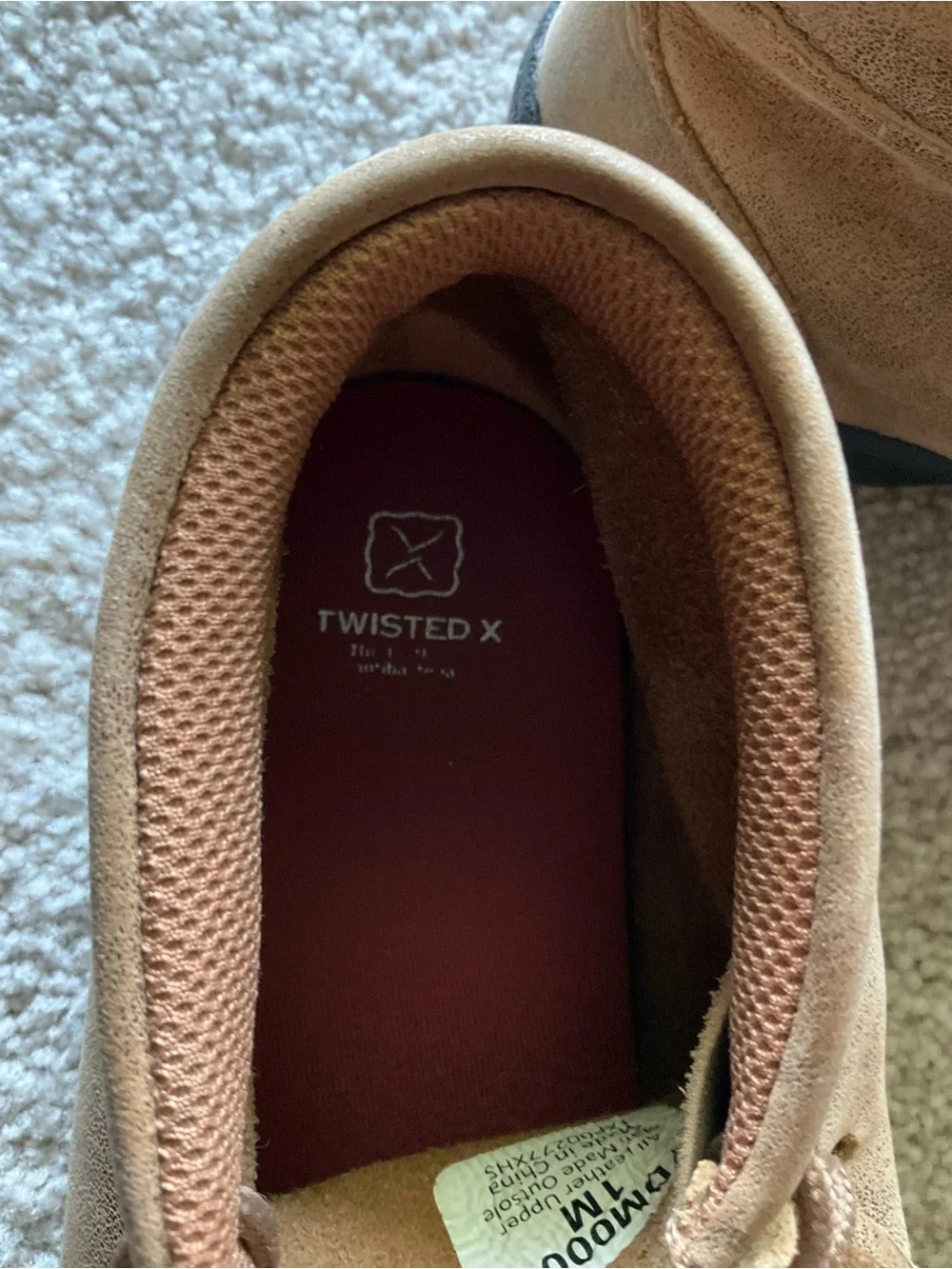 Kids’ Twisted X Chukka Driving Moccasin, Size 1